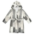 thumbnail image 1 of FORMRS Niños Bathrobe Unisex Hooded Robe Soft Plush Pajamas Sleepwear, Size 10-12T, Gray Cute Cats, 1 of 7