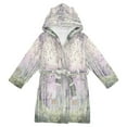 thumbnail image 1 of FORMRS Niños Bathrobe Unisex Hooded Robe Soft Plush Pajamas Sleepwear, Size 10-12T, Purple Deer, 1 of 7