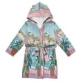 thumbnail image 1 of FORMRS Niños Bathrobe Unisex Hooded Robe Soft Plush Pajamas Sleepwear, Size 2-3T, Sea Boat, 1 of 7