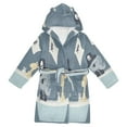 thumbnail image 1 of FORMRS Niños Bathrobe Unisex Hooded Robe Soft Plush Pajamas Sleepwear, Size 4-6T, Cute Animals, 1 of 7
