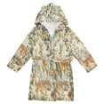 thumbnail image 1 of FORMRS Niños Bathrobe Unisex Hooded Robe Soft Plush Pajamas Sleepwear, Size 4-6T, Deer Pattern, 1 of 7