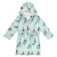 thumbnail image 1 of FORMRS Kids Bathrobe Unisex Hooded Robe Toddler Pajamas Sleepwear, Size 4-6T, Ice Hockey, 1 of 7