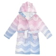 thumbnail image 1 of FORMRS Kids Bathrobe Unisex Hooded Robe Toddler Pajamas Sleepwear, Size 4-6T, Light Blue Gradient, 1 of 7