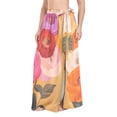 thumbnail image 1 of FORMRS Womens Beach Sarong Semi-Sheer Bikini Wrap Skirt Swimsuit Cover-ups, Abstract Floral, 1 of 7