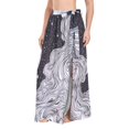 thumbnail image 1 of FORMRS Womens Beach Sarong Semi-Sheer Bikini Wrap Skirt Swimsuit Cover-ups, Black Moon, 1 of 7