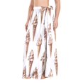 thumbnail image 1 of FORMRS Womens Beach Sarong Semi-Sheer Bikini Wrap Skirt Swimsuit Cover-ups, Brown Ice Cream Pattern, 1 of 7