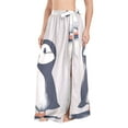 thumbnail image 1 of FORMRS Womens Beach Sarong Semi-Sheer Bikini Wrap Skirt Swimsuit Cover-ups, Cute Puffin, 1 of 7