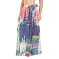 thumbnail image 1 of FORMRS Womens Long Sarong Beach Wrap Semi-Sheer Bikini Skirt Bathing Swimsuit Cover Up, Floral Mountain, 1 of 7