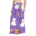thumbnail image 1 of FORMRS Womens Beach Sarong Semi-Sheer Bikini Wrap Skirt Swimsuit Cover-ups, Halloween Purple Ghosts, 1 of 7