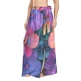 thumbnail image 1 of FORMRS Womens Beach Sarong Semi-Sheer Bikini Wrap Skirt Swimsuit Cover-ups, Large Purple Flowers, 1 of 7