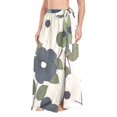 thumbnail image 1 of FORMRS Womens Beach Sarong Semi-Sheer Bikini Wrap Skirt Swimsuit Cover-ups, Navy Flower, 1 of 7