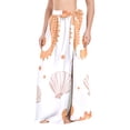 thumbnail image 1 of FORMRS Womens Beach Sarong Semi-Sheer Bikini Wrap Skirt Swimsuit Cover-ups, Orange Seahorse, 1 of 7