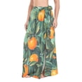 thumbnail image 1 of FORMRS Womens Long Sarong Beach Wrap Semi-Sheer Bikini Skirt Bathing Swimsuit Cover Up, Orange Tree Pattern, 1 of 7