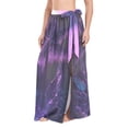 thumbnail image 1 of FORMRS Womens Long Sarong Beach Wrap Semi-Sheer Bikini Skirt Bathing Swimsuit Cover Up, Pink Road, 1 of 7