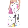 thumbnail image 1 of FORMRS Womens Beach Sarong Semi-Sheer Bikini Wrap Skirt Swimsuit Cover-ups, Pink Simple Shapes, 1 of 7