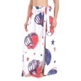 thumbnail image 1 of FORMRS Womens Long Sarong Beach Wrap Semi-Sheer Bikini Skirt Bathing Swimsuit Cover Up, Star Spangled Helmets, 1 of 7