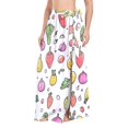thumbnail image 1 of FORMRS Womens Long Sarong Beach Wrap Semi-Sheer Bikini Skirt Bathing Swimsuit Cover Up, Various Vegetables Pattern, 1 of 7