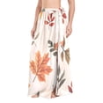 thumbnail image 1 of FORMRS Womens Long Sarong Beach Wrap Semi-Sheer Bikini Skirt Bathing Swimsuit Cover Up, Yellow Autumn Leaves, 1 of 7