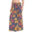 thumbnail image 1 of FORMRS Womens Long Sarong Beach Wrap Semi-Sheer Bikini Skirt Bathing Swimsuit Cover Up, Yellow Floral, 1 of 7