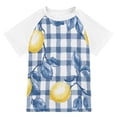 thumbnail image 1 of FORMRS Boys Rash Guard Short Sleeves Swim Shirt Quick Dry UPF 50+ Sun Protection, Sizes 3-12T, Light Lemon, 1 of 6