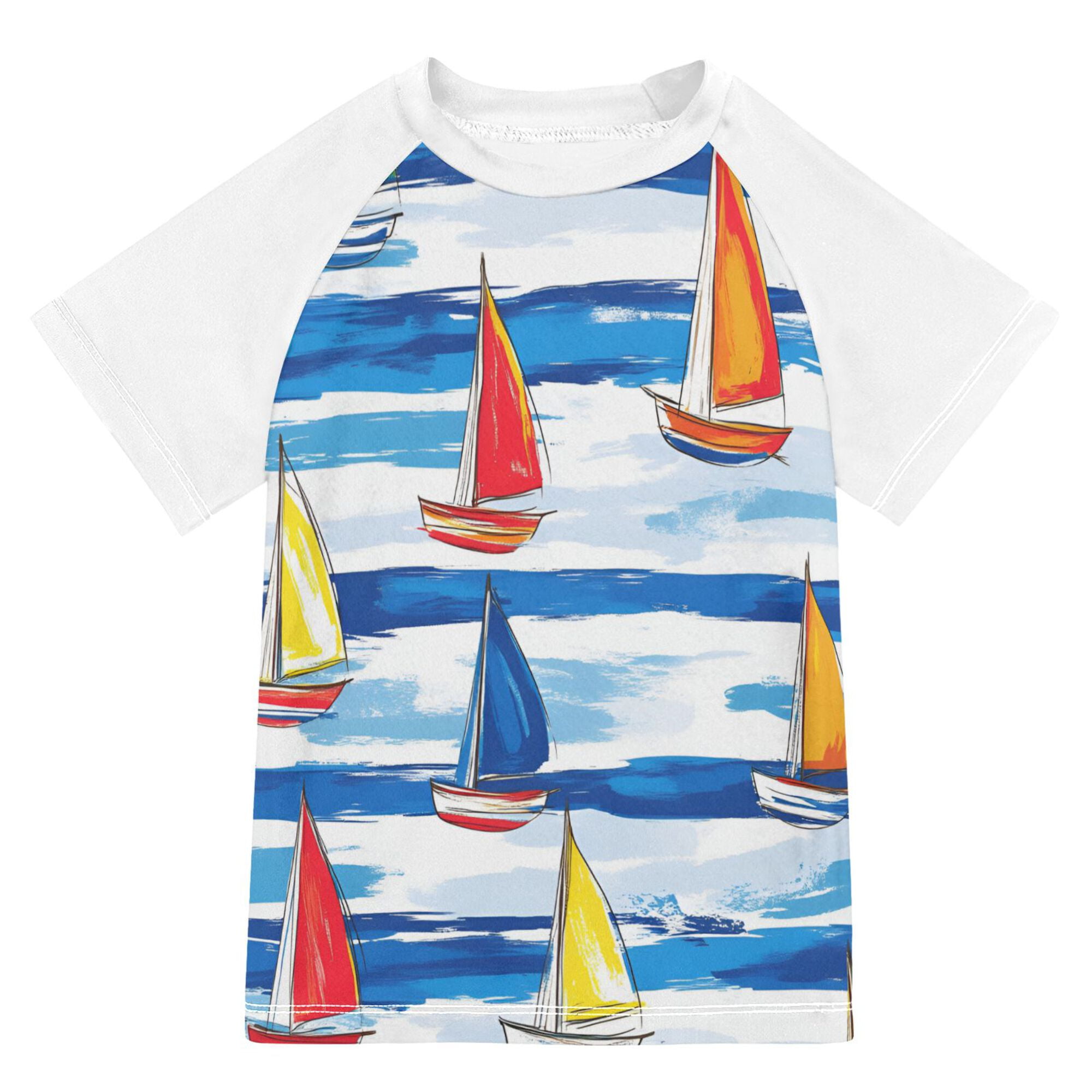 Baby Rash Ad FORMRS Boys Rash Guard Short Sleeves Swim Shirt Quick Dry UPF 50+ Sun ...