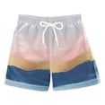 thumbnail image 1 of FORMRS Boys Swim Trunks Quick Dry Mesh Liner Boardshorts Sizes XS-XL, Abstract Painting, 1 of 7