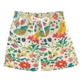 thumbnail image 1 of FORMRS Boys Swim Trunks Quick Dry Mesh Liner Boardshorts Sizes XS-XL, Cartoon Animals, 1 of 7