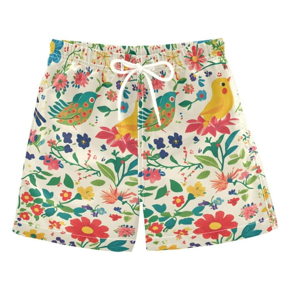 FORMRS Boys Swim Trunks Quick Dry Mesh Liner Boardshorts Sizes XS-XL, Cartoon Animals
