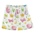 thumbnail image 1 of FORMRS Boys Swim Trunks Quick Dry Mesh Liner Boardshorts Sizes XS-XL, Colorful Easter Eggs, 1 of 7