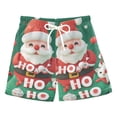 thumbnail image 1 of FORMRS Boys Swim Trunks Quick Dry Mesh Liner Boardshorts Sizes XS-XL, Cute Christmas Pattern, 1 of 7
