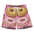 thumbnail image 1 of FORMRS Boys Swim Trunks Quick Dry Mesh Liner Boardshorts Sizes XS-XL, Cute Doughnuts Pattern, 1 of 7