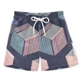 thumbnail image 1 of FORMRS Boys Swim Trunks Quick Dry Mesh Liner Boardshorts Sizes XS-XL, Dark Cubes, 1 of 7