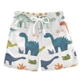 thumbnail image 1 of FORMRS Boys Swim Trunks Quick Dry Mesh Liner Boardshorts Sizes XS-XL, Dinosaur Pattern, 1 of 7