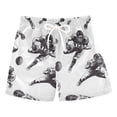 thumbnail image 1 of FORMRS Boys Swim Trunks Quick Dry Mesh Liner Boardshorts Sizes XS-XL, Football Player Pattern, 1 of 7