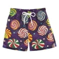 thumbnail image 1 of FORMRS Boys Swim Trunks Quick Dry Mesh Liner Boardshorts Sizes XS-XL, Galactic Candy, 1 of 7