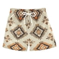 thumbnail image 1 of FORMRS Boys Swim Trunks Quick Dry Mesh Liner Boardshorts Sizes XS-XL, Geometric Designs, 1 of 7