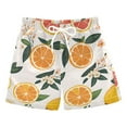 thumbnail image 1 of FORMRS Boys Swim Trunks Quick Dry Mesh Liner Boardshorts Sizes XS-XL, Orange Slices, 1 of 7