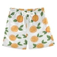 thumbnail image 1 of FORMRS Boys Swim Trunks Quick Dry Mesh Liner Boardshorts Sizes XS-XL, Orange, 1 of 7