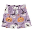 thumbnail image 1 of FORMRS Boys Swim Trunks Quick Dry Mesh Liner Boardshorts Sizes XS-XL, Purple Cute Halloween, 1 of 7