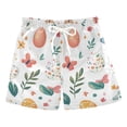thumbnail image 1 of FORMRS Boys Swim Trunks Quick Dry Mesh Liner Boardshorts Sizes XS-XL, Red Easter Eggs, 1 of 7