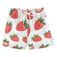 thumbnail image 1 of FORMRS Boys Swim Trunks Quick Dry Mesh Liner Boardshorts Sizes XS-XL, Strawberry, 1 of 7