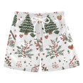 thumbnail image 1 of FORMRS Boys Swim Trunks Quick Dry Mesh Liner Boardshorts Sizes XS-XL, White Nordic Christmas House, 1 of 7