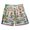 thumbnail image 1 of FORMRS Boys Swim Trunks Quick Dry Mesh Liner Boardshorts Sizes XS-XL, Window Scene, 1 of 7