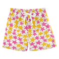 thumbnail image 1 of FORMRS Boys Swim Trunks Quick Dry Mesh Liner Boardshorts Sizes XS-XL, Yellow Stars Pattern, 1 of 7