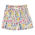 thumbnail image 1 of FORMRS Boys Swim Trunks Quick Dry Mesh Liner Boardshorts Sizes XS-XL, Yellow Wildflower Pattern, 1 of 7