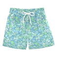thumbnail image 1 of FORMRS Boys Swim Trunks Quick Dry Mesh Lining Beach Boardshorts, Sizes XS-XL, Abstract Hearts Pattern, 1 of 7