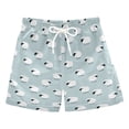 thumbnail image 1 of FORMRS Boys Swim Trunks Quick Dry Mesh Lining Beach Boardshorts, Sizes XS-XL, Cartoon Sheep Pattern, 1 of 7