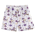 thumbnail image 1 of FORMRS Boys Swim Trunks Quick Dry Mesh Lining Beach Boardshorts, Sizes XS-XL, Purple Halloween Gooses, 1 of 7