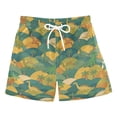 thumbnail image 1 of FORMRS Boys Swim Trunks Quick Dry Mesh Lining Beach Boardshorts, Sizes XS-XL, Whimsical Dinosaur Pattern, 1 of 7