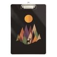 thumbnail image 1 of FORMRS Acrylic Clipboard with Low Profile Clip Standard A4 Letter Size, 12.5" x 9", Abstract Mountain, 1 of 8